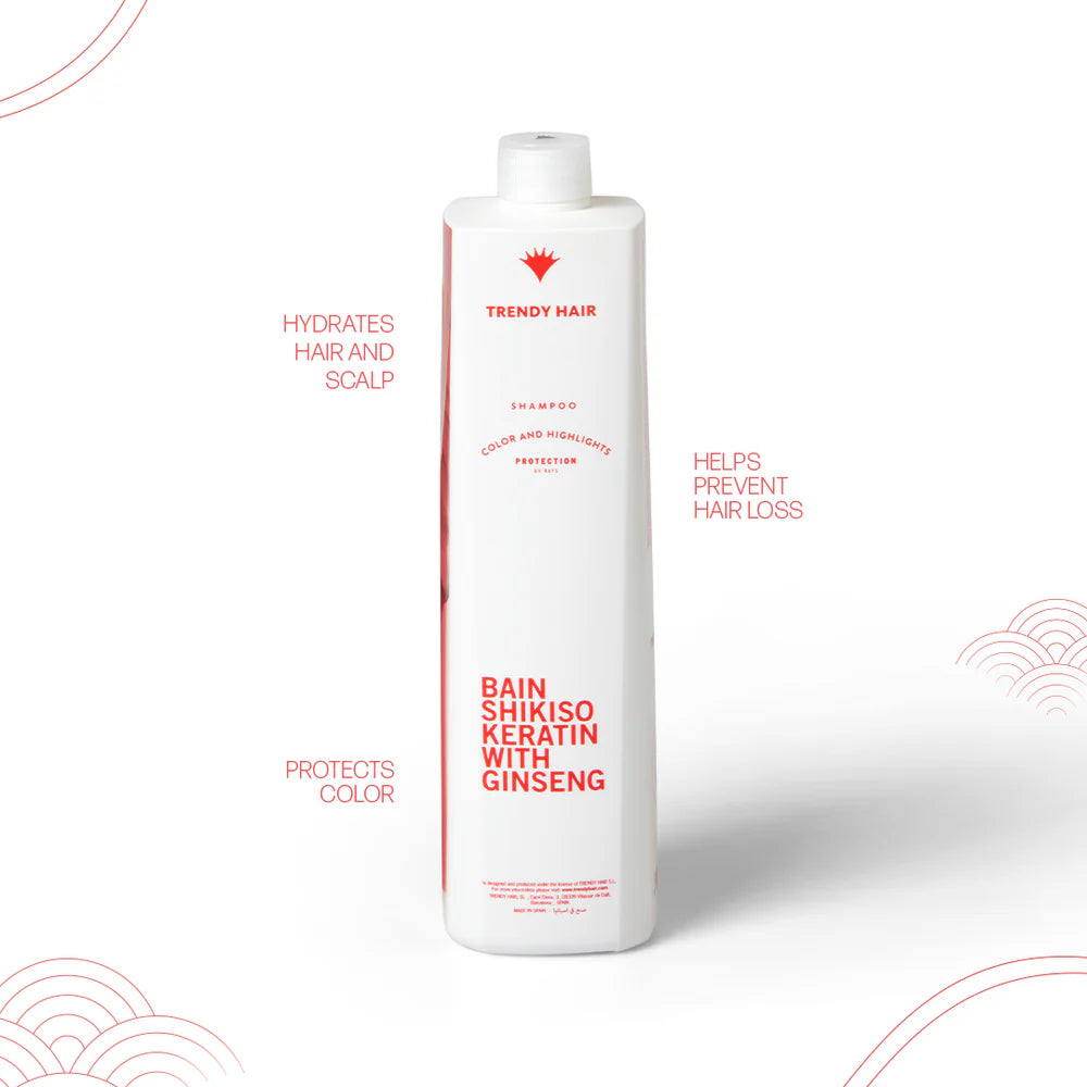 Trendy Hair Bain Shikiso Keratin With Ginseng 300 ml