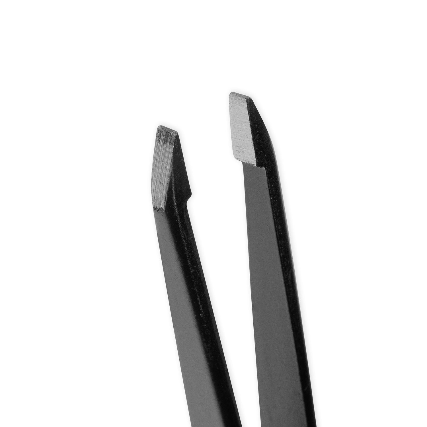 Credo Tweezers 9.5cm Slanted Stainless Blackline 1 pcs