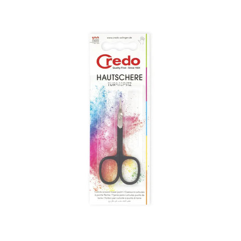 Credo Cuticle Scissors 9cm Crved Sprept Blackline 1 pcs