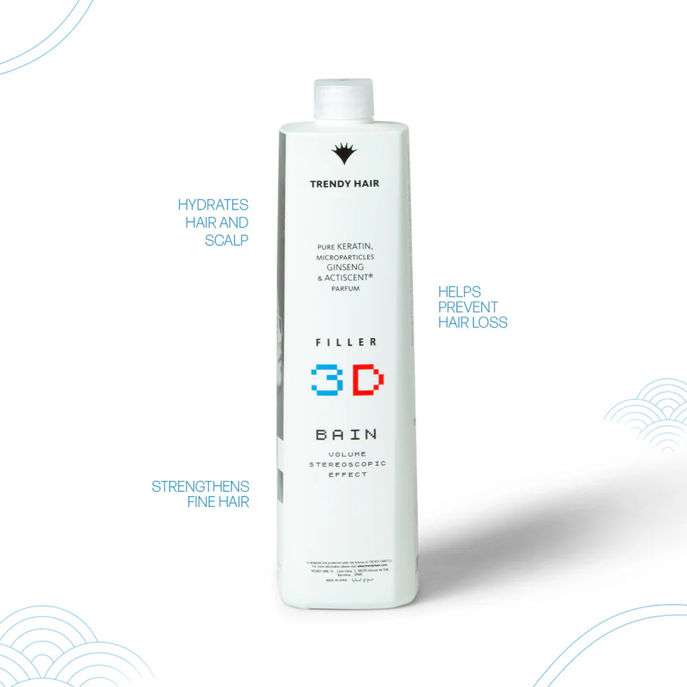 Trendy Hair 3D Bain Filler Volume Shampoo 300 ml