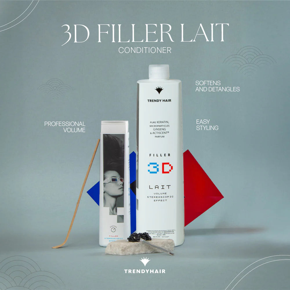 تريندي هير – بلسم 3D فيلر لتكثيف الشعر 300 مل
