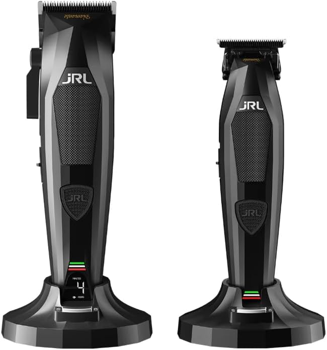JRL Diamante Clipper And Trimmer Kit Black