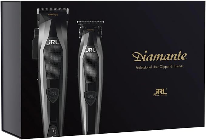 JRL Diamante Clipper And Trimmer Kit Black