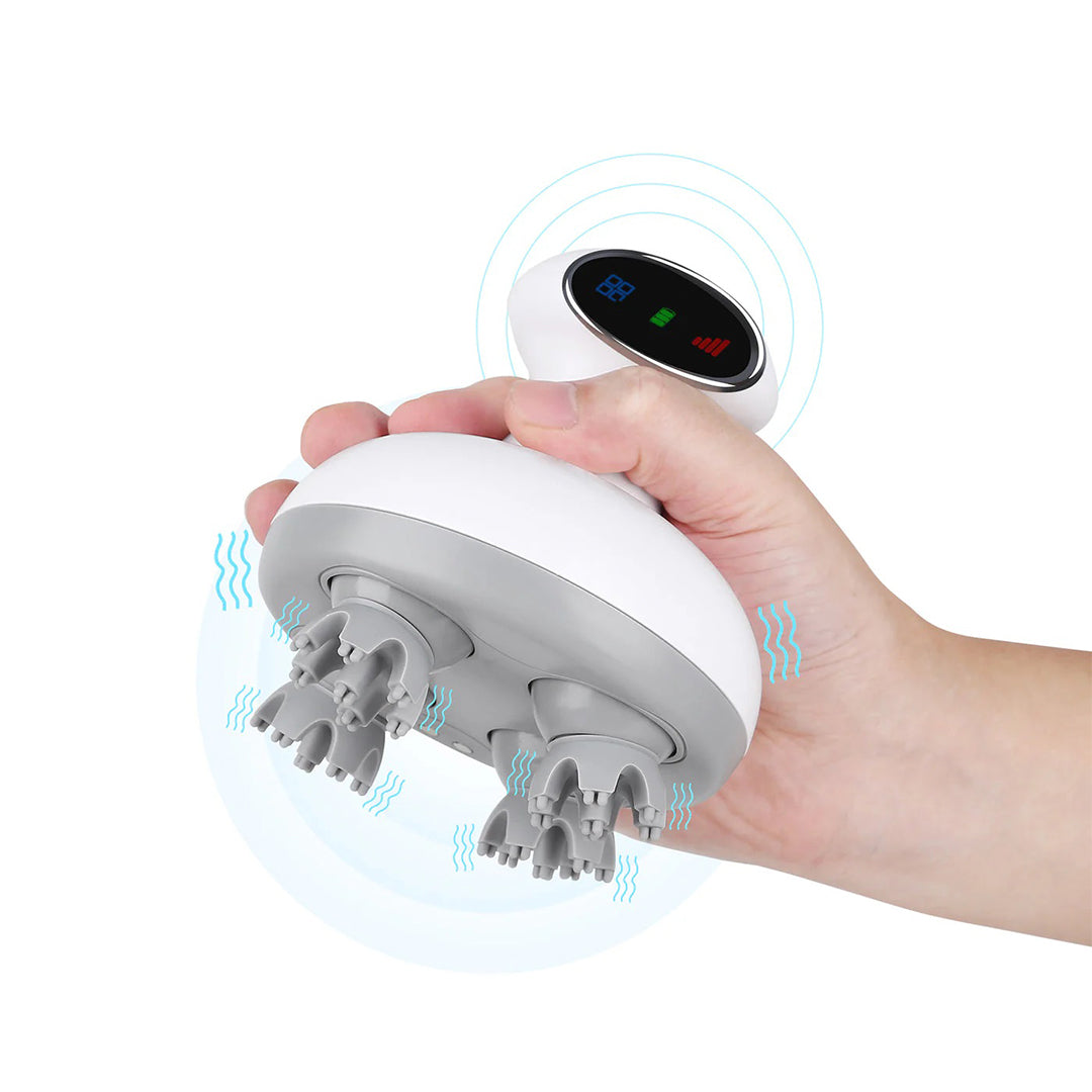 جهاز تدليك الجسم لفروة الرأس بالاهتزاز ثلاثي الأبعاد