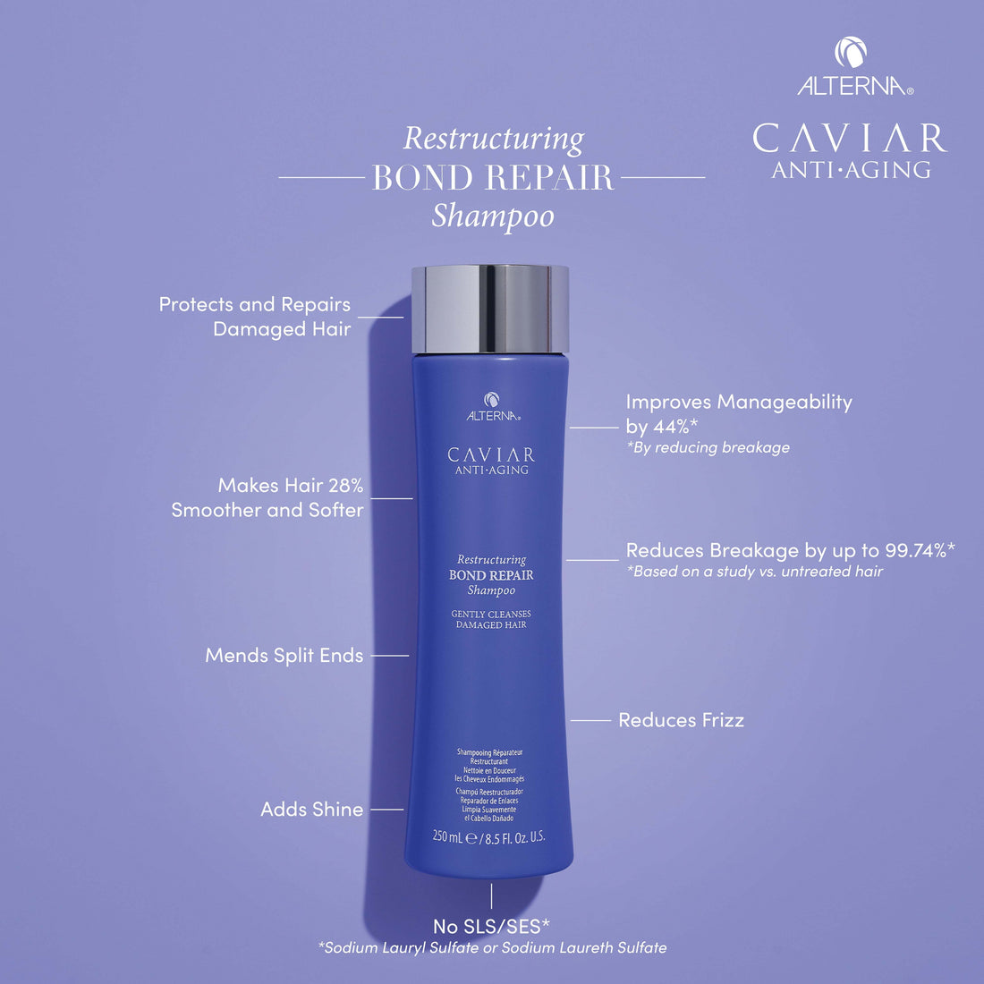 Alterna Caviar Restructuring Bond Repair Shampoo 250 ml
