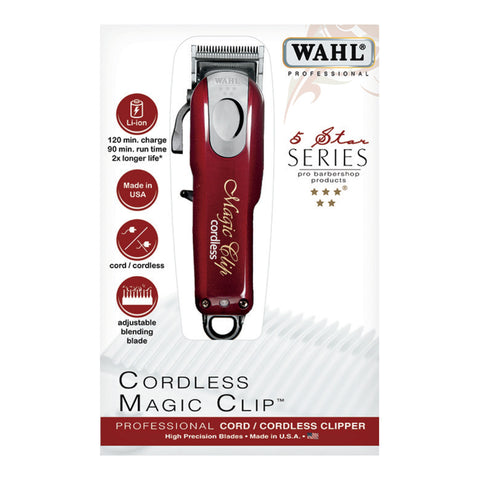 Wahl Clipper Cordless Magic Red