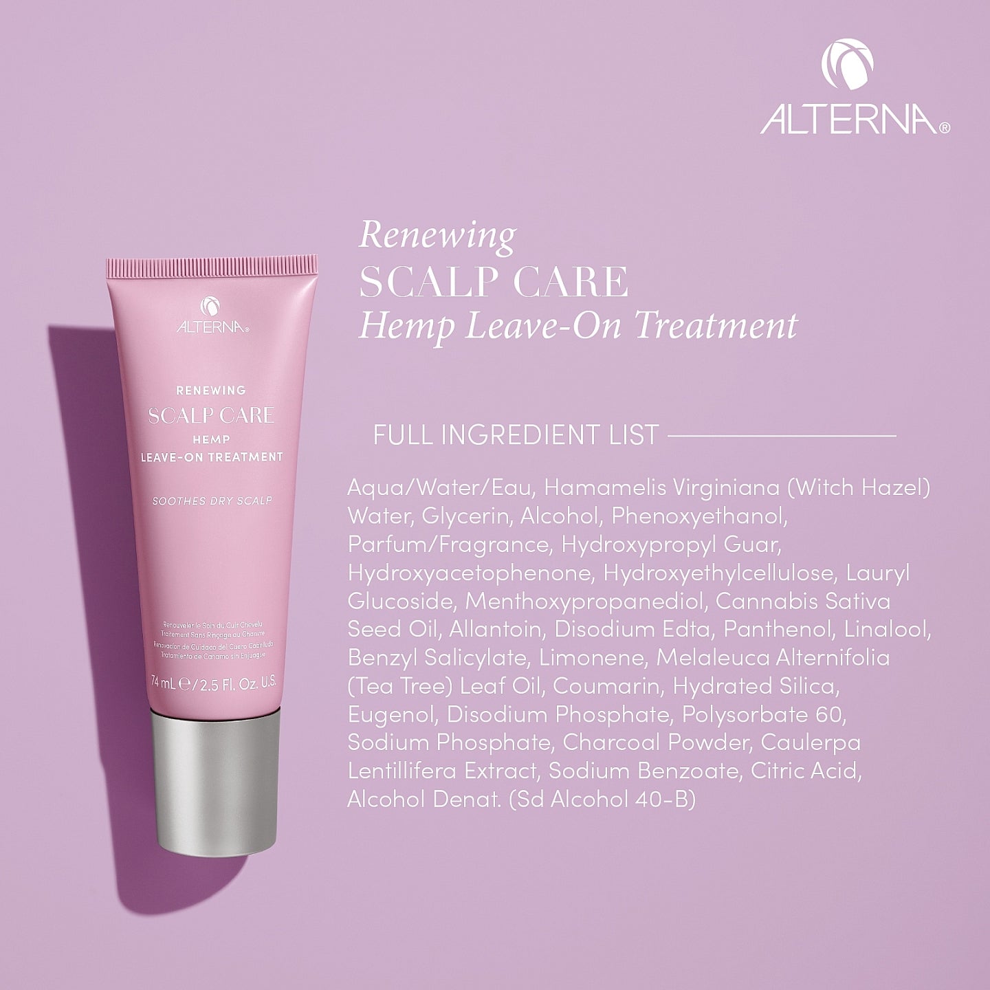 Alterna Scalp Care Hemp Leave on Treatment 100ml