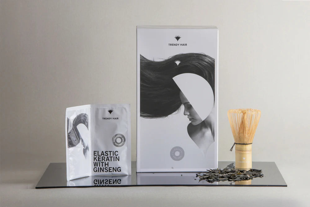 علاج الكيراتين المرن للشعر العصري، قطعة واحدة