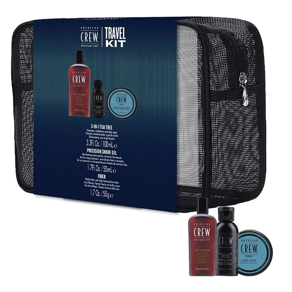 American Crew Travel Kit with Mesh Bag